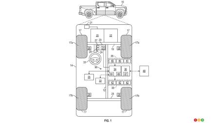 GM patent application for an auto-dimming AR windshield, fig 8